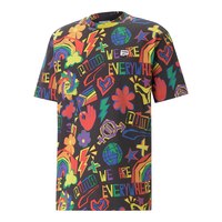 PUMA Men's DT Pride All Over Print T Shirt Front_Angled_Left