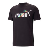 PUMA Men's Essential+ Love Is Love T Shirt Front_Angled_Left