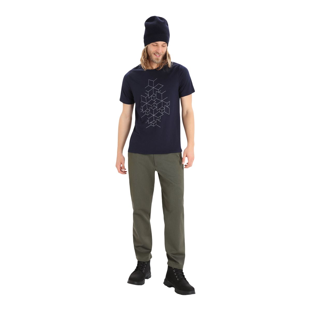 Icebreaker Men's Tech Lite II Snowflake T Shirt