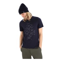 Icebreaker Men's Tech Lite II Snowflake T Shirt Front_Flat