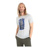 Icebreaker Men's Tech Lite II Fern Imprint T Shirt Front_Angled_Left