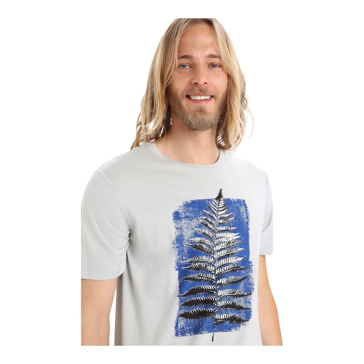 Icebreaker Men's Tech Lite II Fern Imprint T Shirt