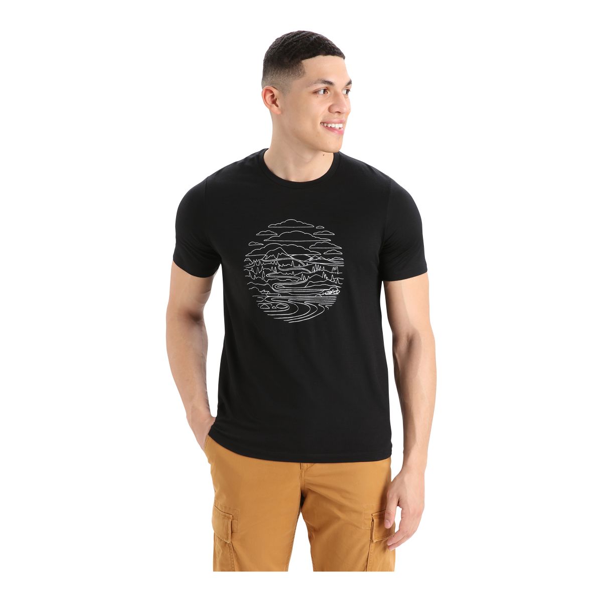 Icebreaker Men's Tech Lite II Pump Track T Shirt