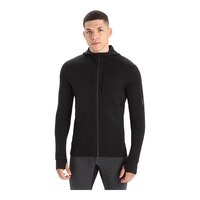 Icebreaker Men's Quantum III Zip Long Sleeve Hoodie Front_Flat