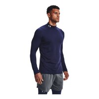 Under Armour Men's ColdGear® Armour Fitted Mock T Shirt Front_Three_Fourths_Angled_Right