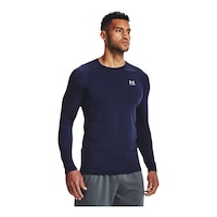 Under Armour Men's ColdGear® Armour Fitted Sweatshirt Front_Angled_Right