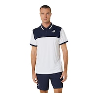 ASICS Men's Court Polo T Shirt Front_Flat