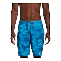 Nike Men's Floral Fade 9 Inch Volley Shorts Front_Flat
