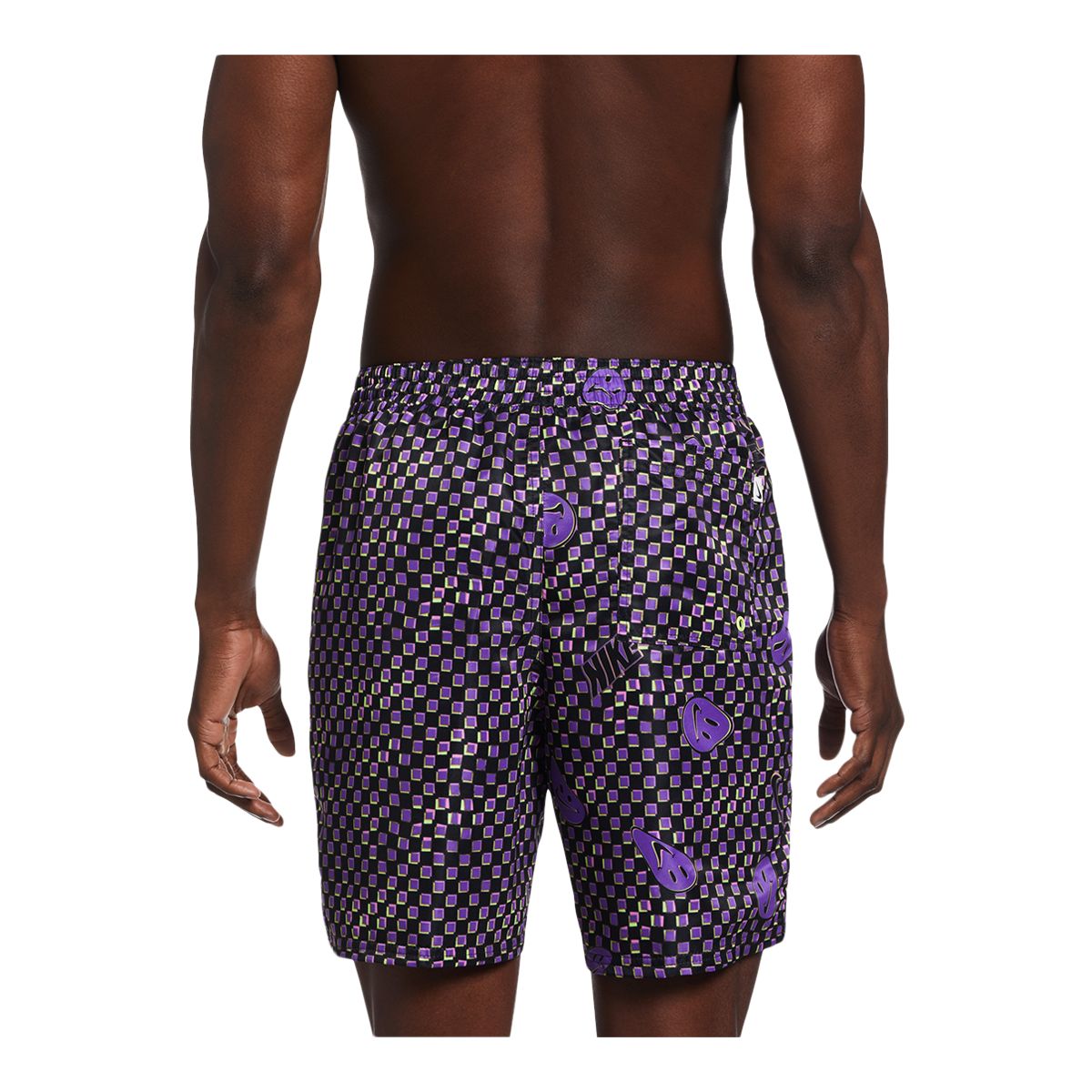Nike Men's Smiles Check 7 Inch Volley Shorts