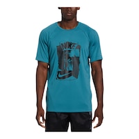 Nike Men's Ripped Hydroguard T Shirt Front_Flat