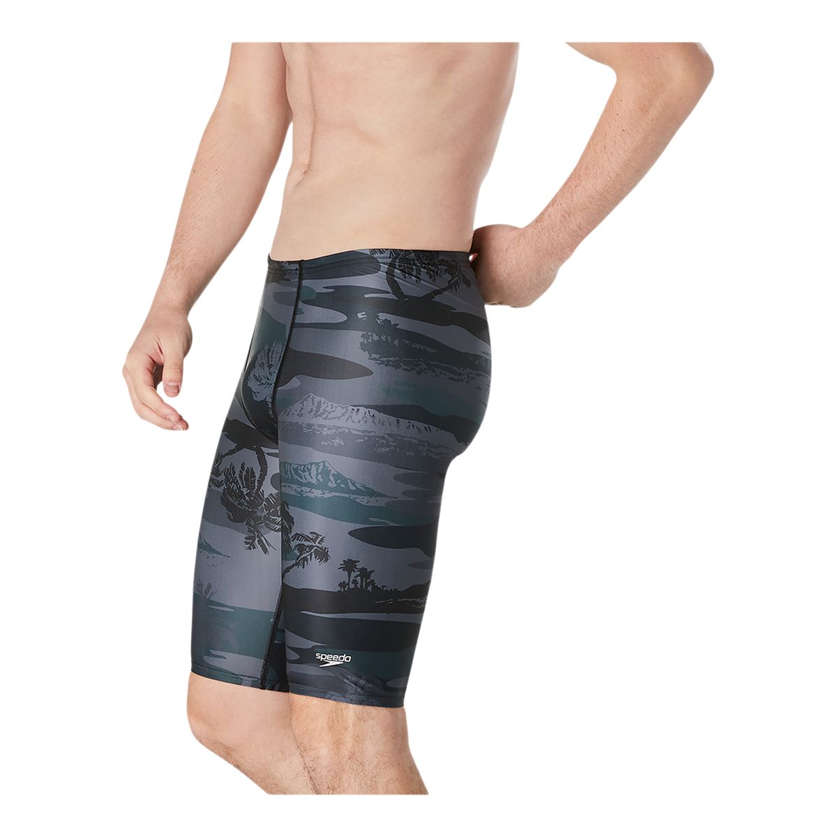 Speedo Men's Eco Flex Print Jammer Brief