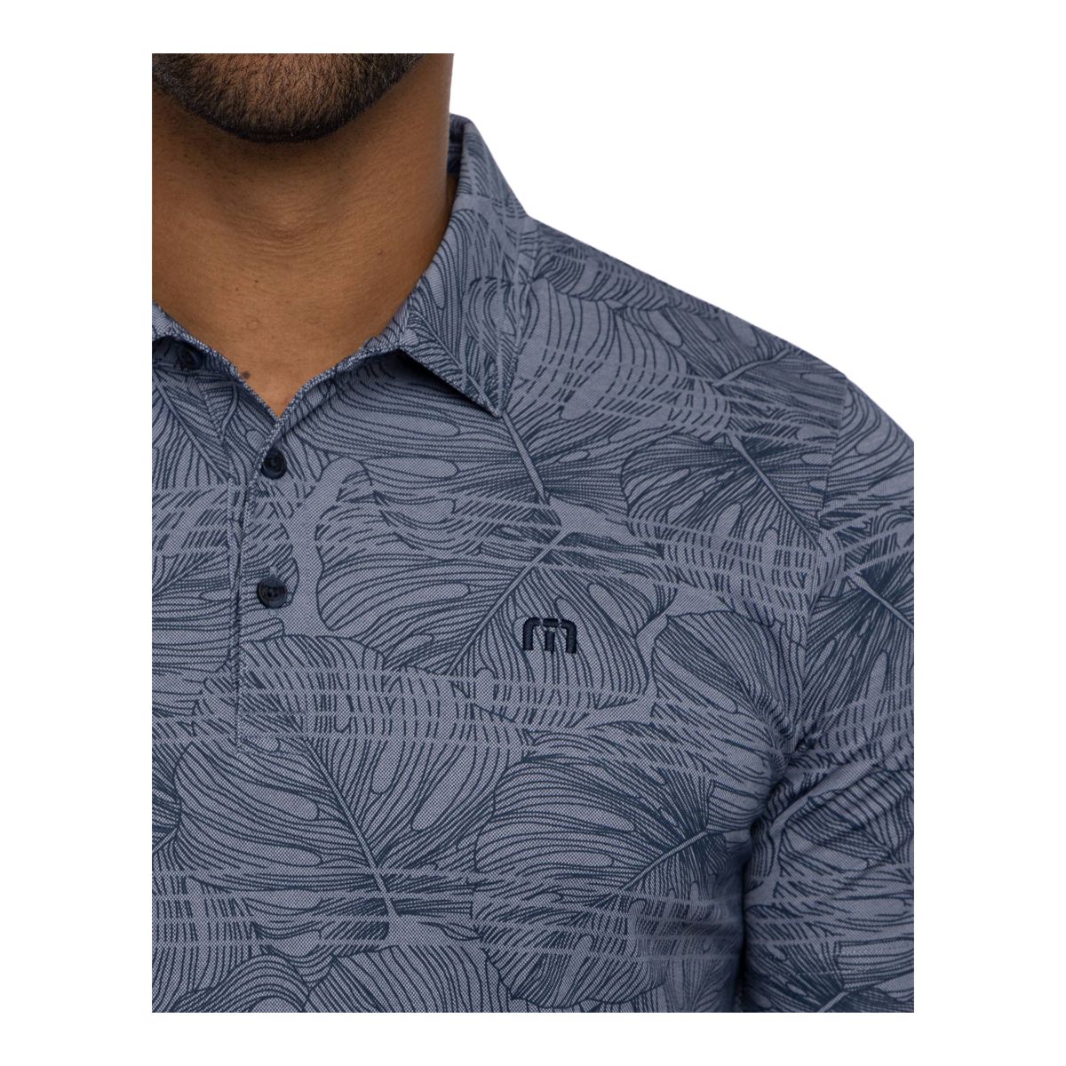 TravisMathew Men's Dolphin Dive Polo T Shirt | Atmosphere