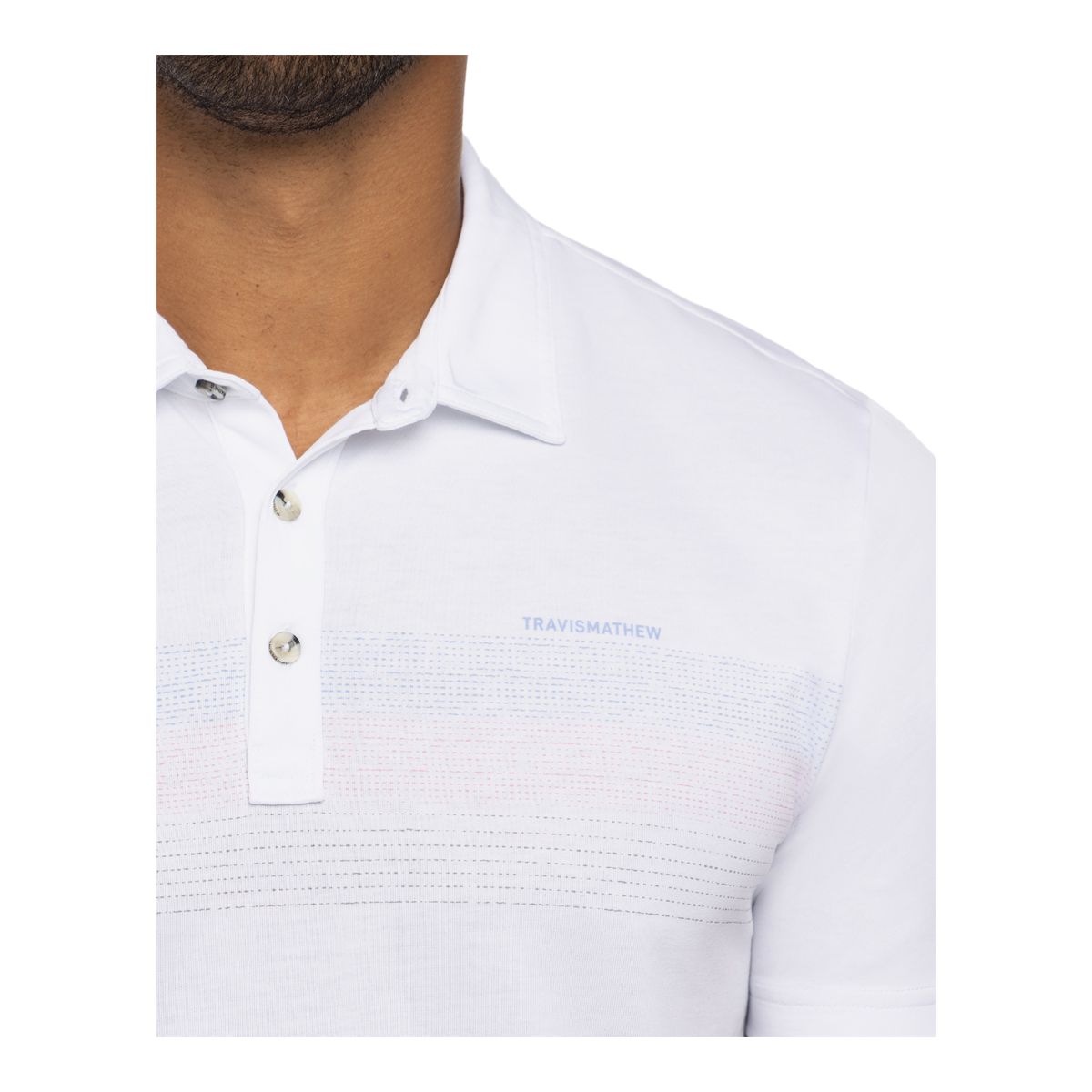 TravisMathew Men's Gulf Side Golf Polo Shirt