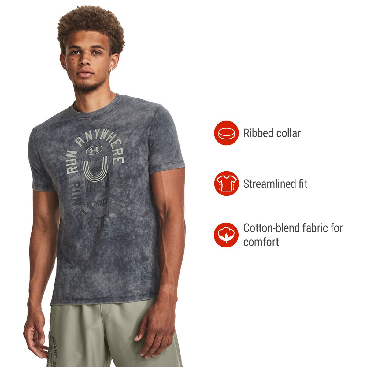 Under Armour Men's Run Anywhere T Shirt