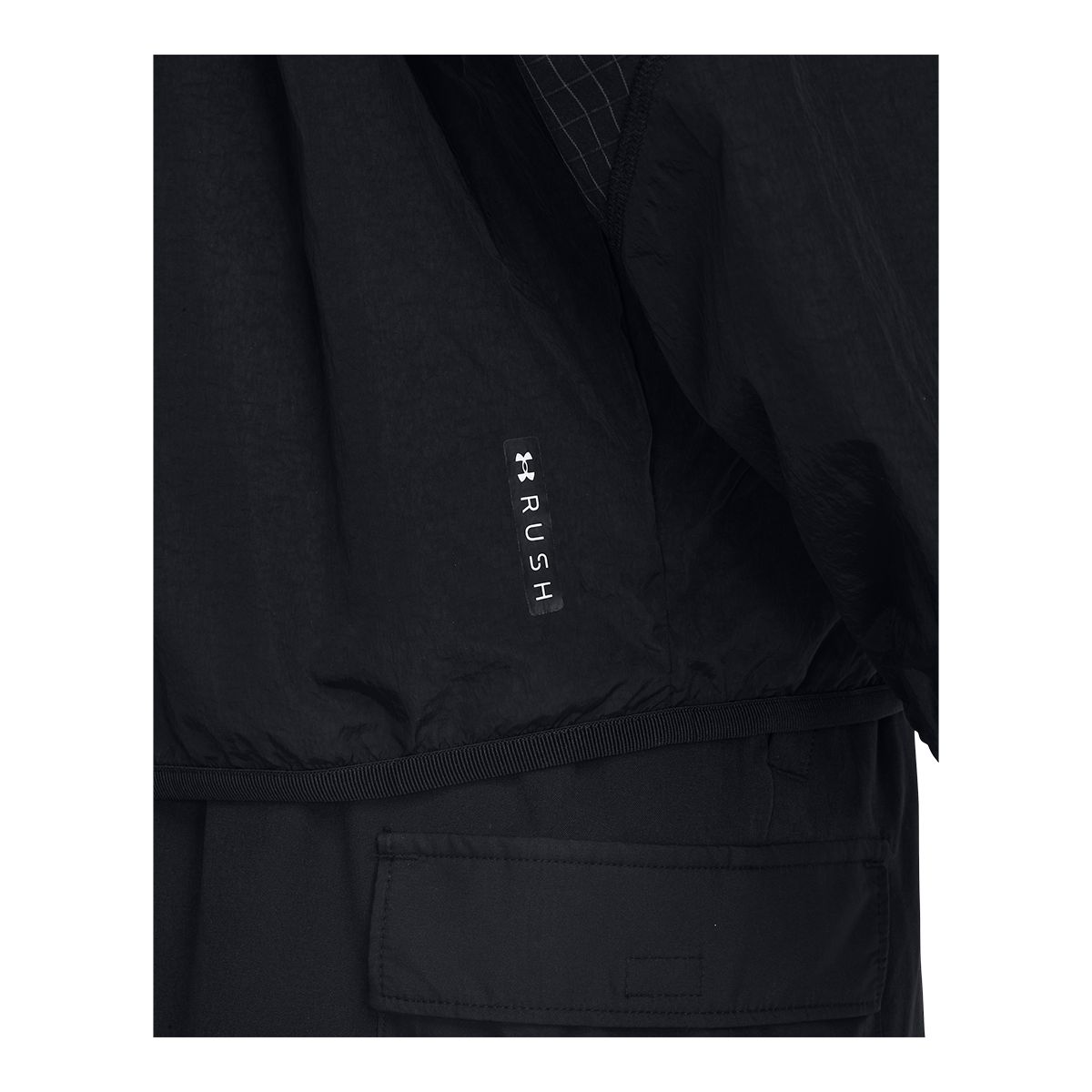 Under Armour Men's Rush Woven 1/2 Zip Hooded Jacket