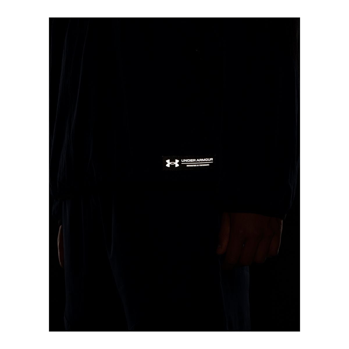 Under Armour Men's Rush Woven 1/2 Zip Hooded Jacket