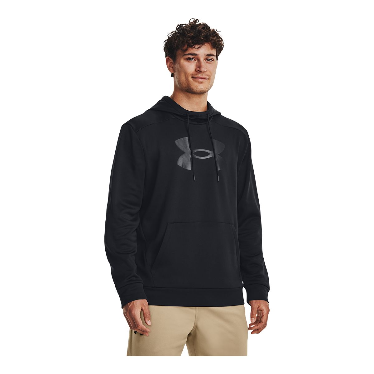 Under armour hotsell mens black hoodie