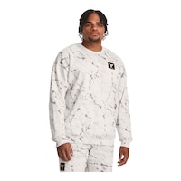 Under Armour Men's Project Rock Rival Fleece All Over Print Sweatshirt Front_Angled_Right