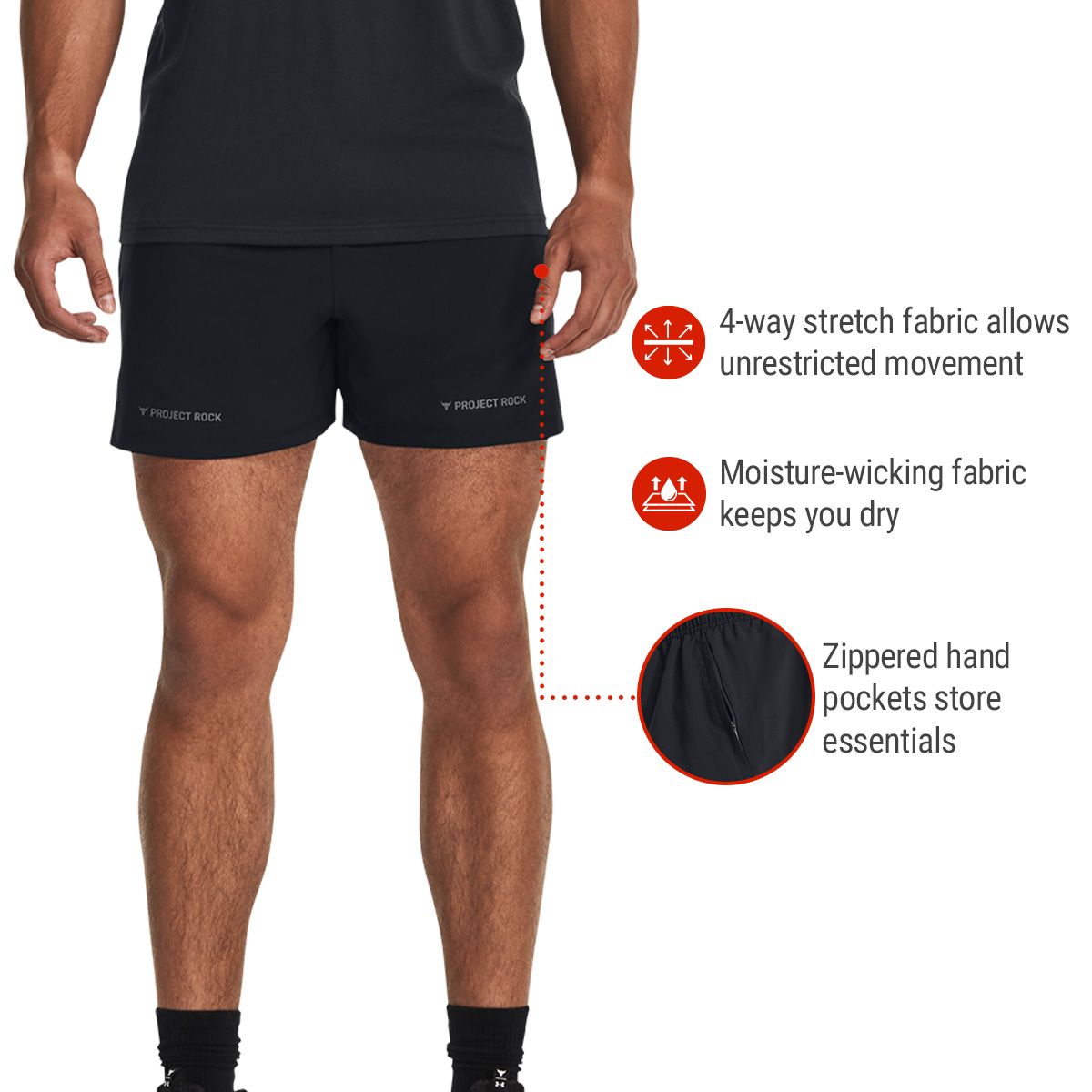 Under Armour Men's Project Rock Leg Day Shorts