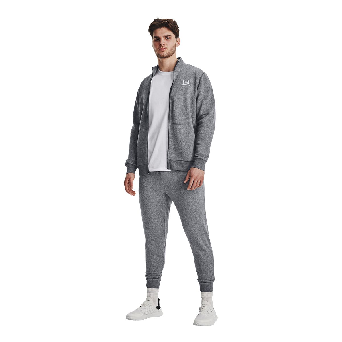 Under Armour Men's Essential Fleece Track Jacket