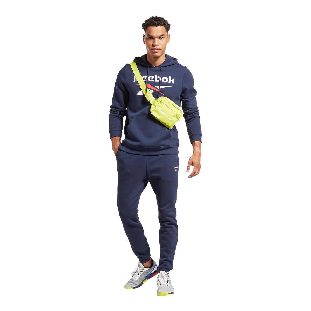 Reebok Men's Id Fleece Pullover Hoodie