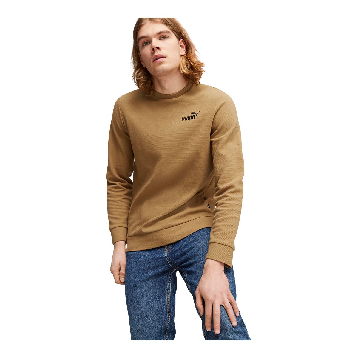 Puma khaki hot sale sweatshirt