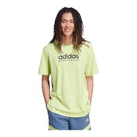 adidas Men's Sportswear All SZN Graphic T Shirt Front_Flat