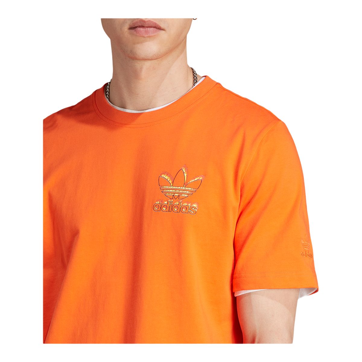 adidas Originals Men's Trefoil Fire T Shirt