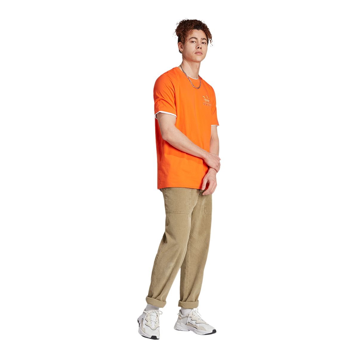 adidas Originals Men's Trefoil Fire T Shirt