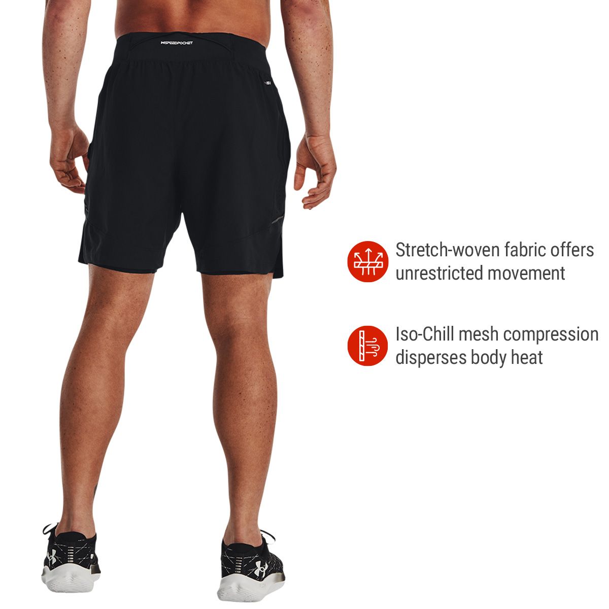 Under Armour Men's Launch Elite 2 in 1 7 Inch Shorts