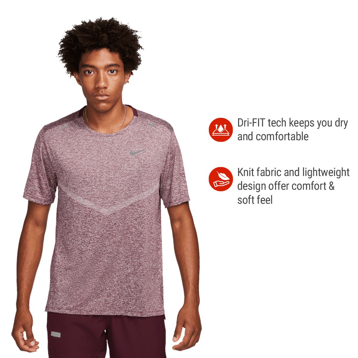 Nike Men's Dri-FIT Rise 365 T Shirt