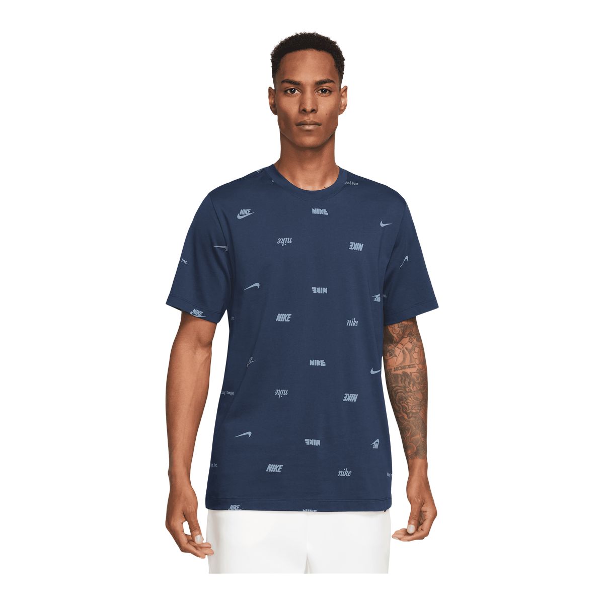 Nike Sportswear Men's Club+ All Over Print T Shirt