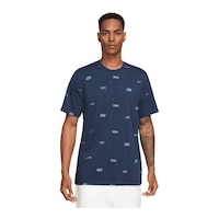 Nike Sportswear Men's Club+ All Over Print T Shirt Front_Flat