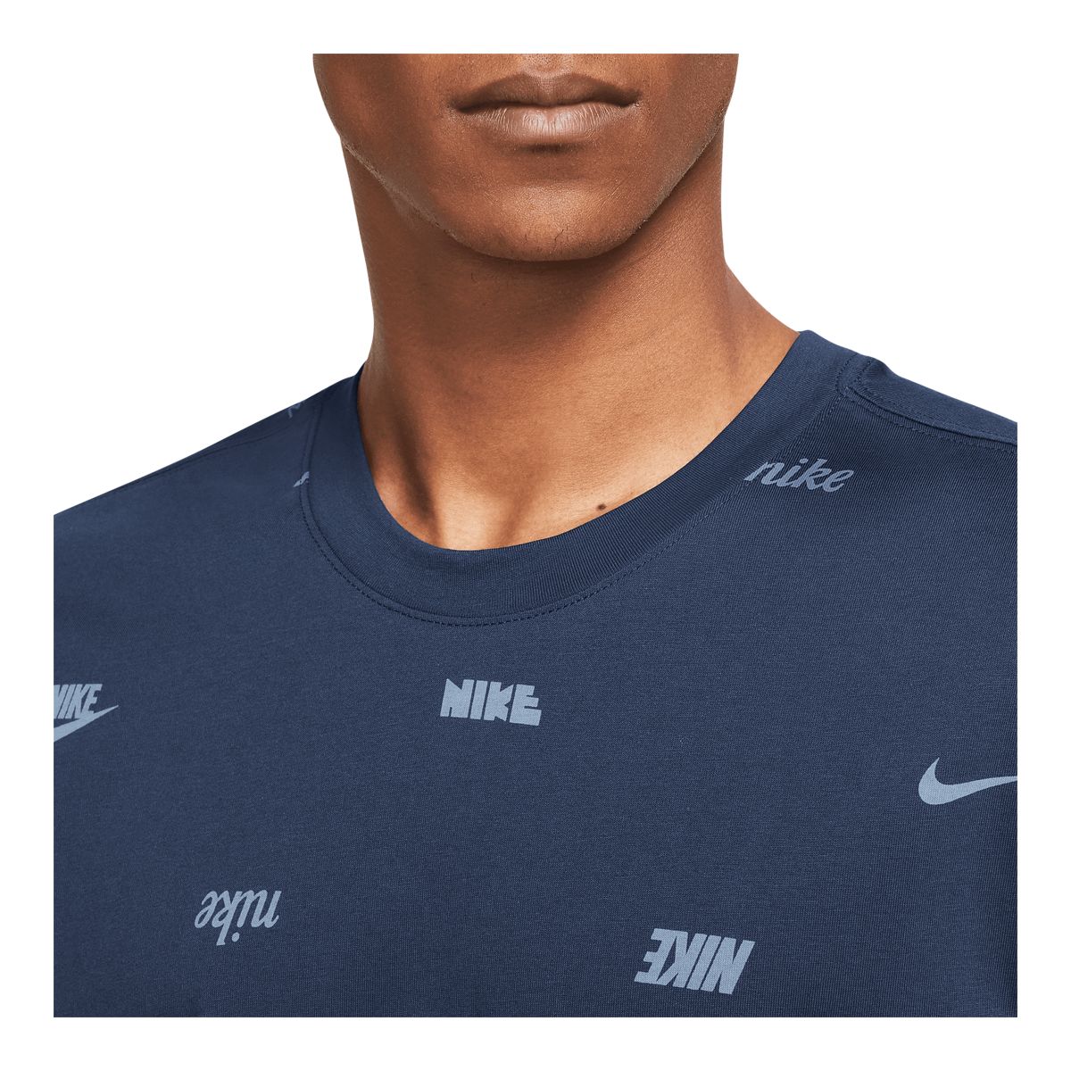 Nike Sportswear Men's Club+ All Over Print T Shirt