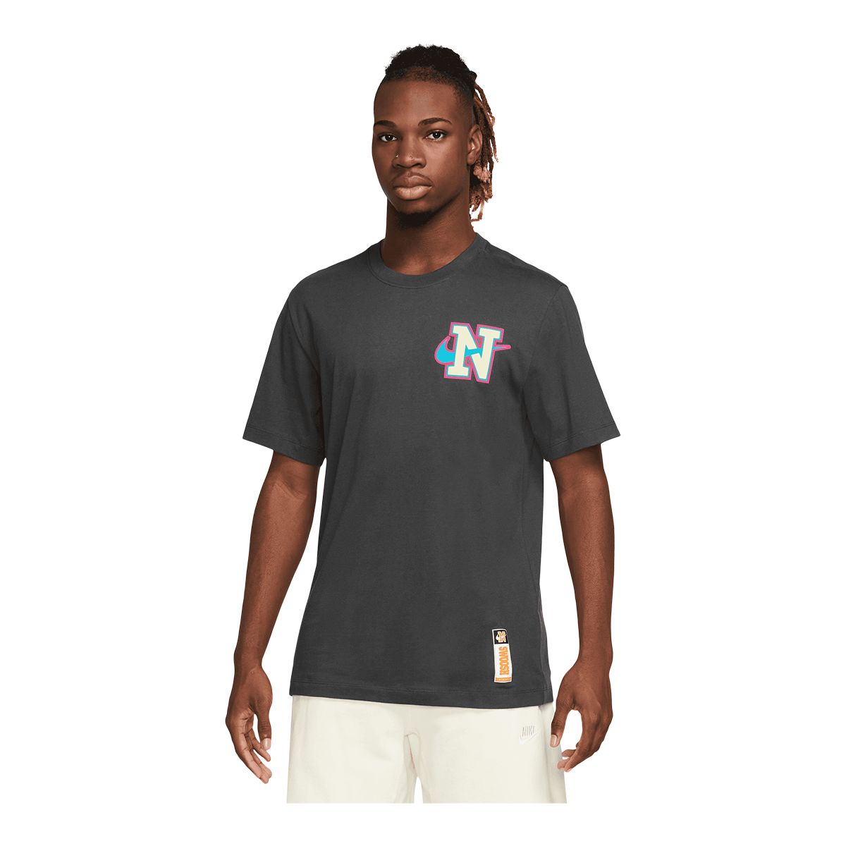Number logo loose uniform tee aclent