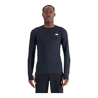 New Balance Men's Q Speed Long Sleeve T Shirt Front_Flat