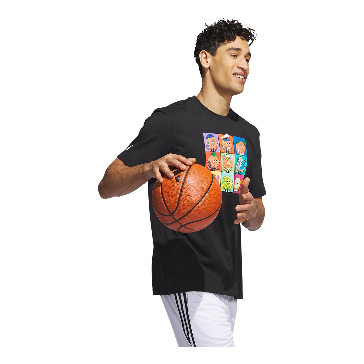 adidas Men's Lil Stripe Meta T Shirt