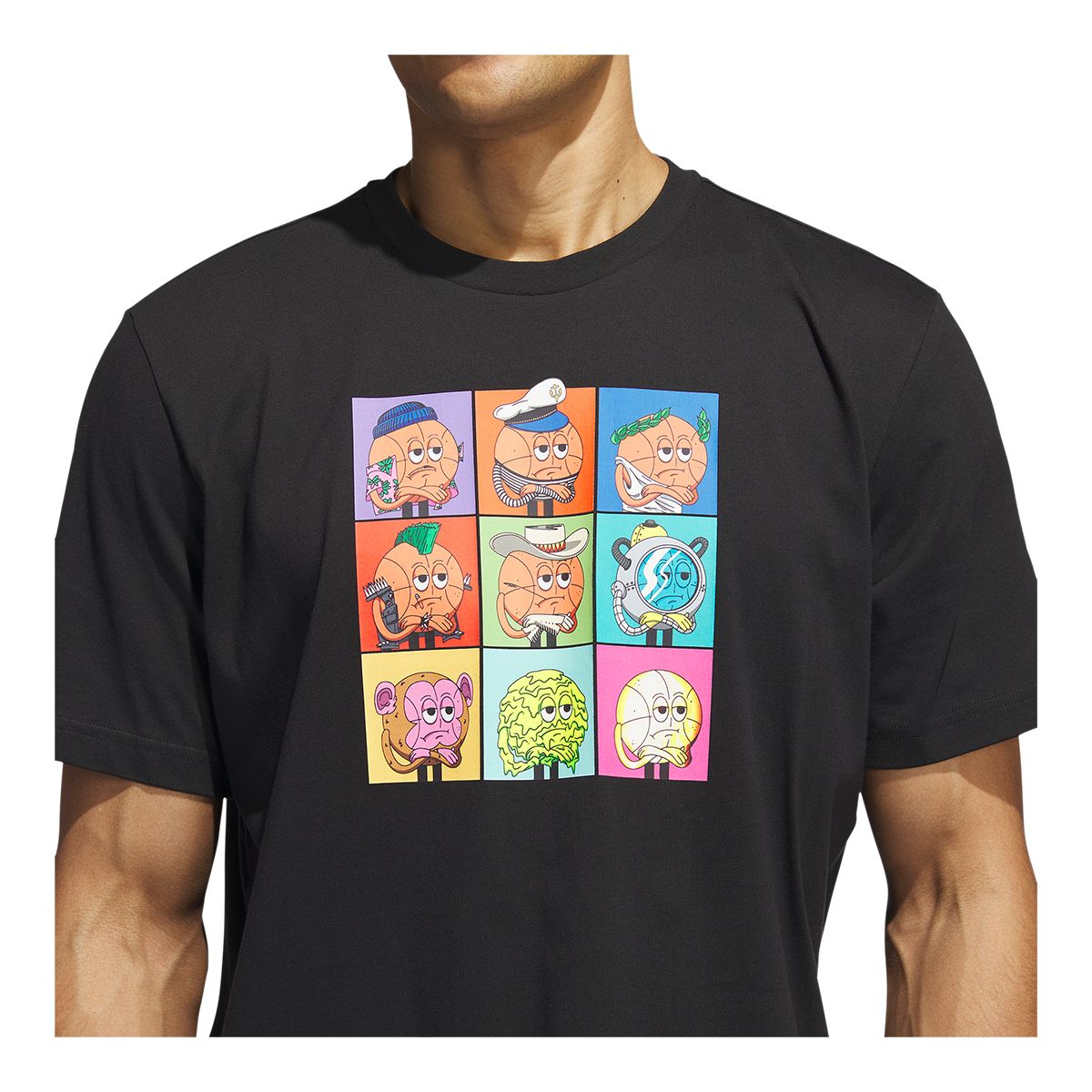 adidas Men's Lil Stripe Meta T Shirt