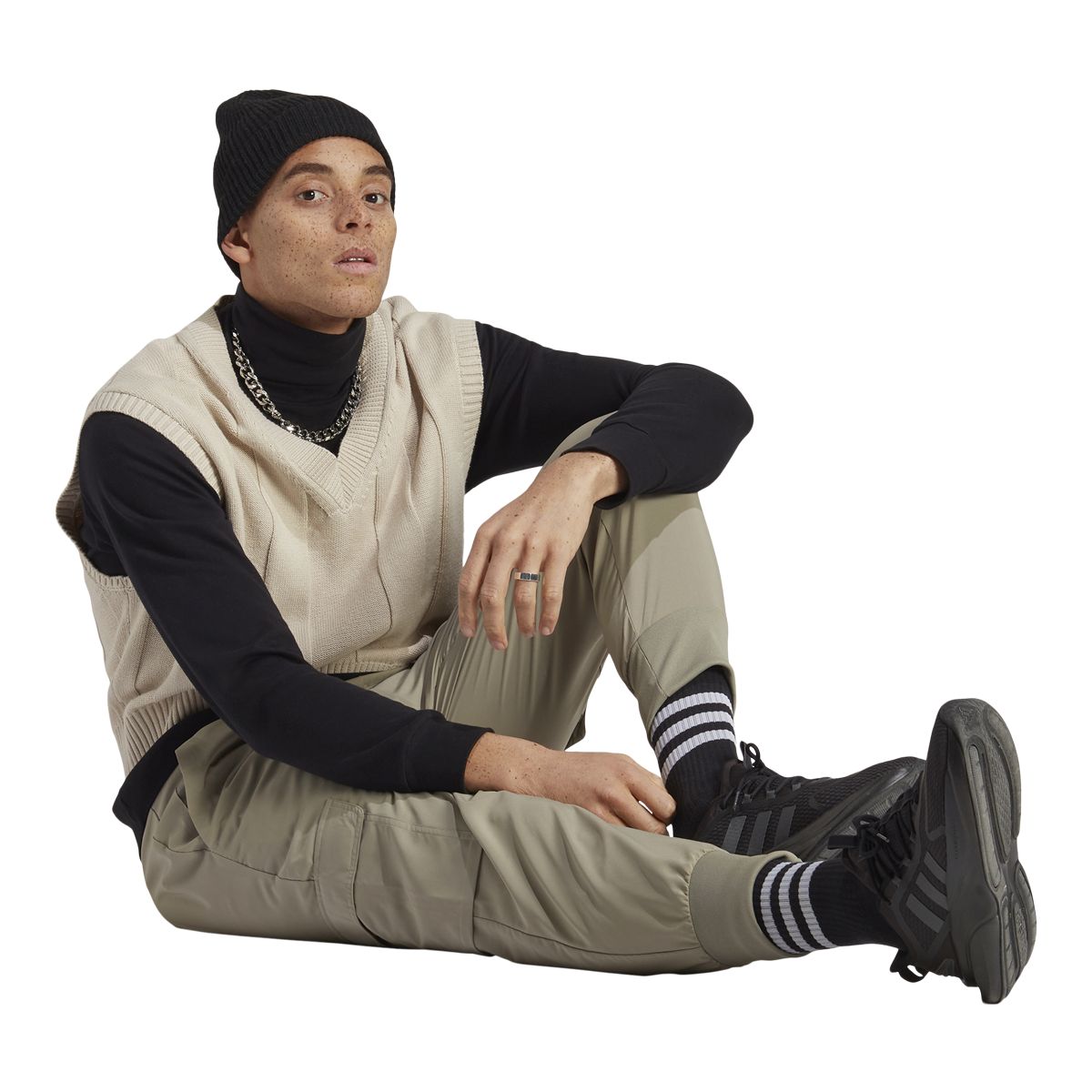 adidas Men's Small Logo Cargo 7/8 Pants