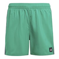 adidas Men's 3-Stripe Swim Shorts Front_Flat