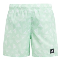 adidas Men's Badge Of Sport All Over Print Swim Shorts Front_Flat