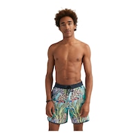 O'Neill Men's Scallop Ocean Volley Boardshorts Front_Flat