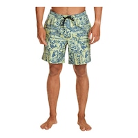 Quiksilver Men's SurfSilk Mix 17 Inch Volley Shorts Front_Flat