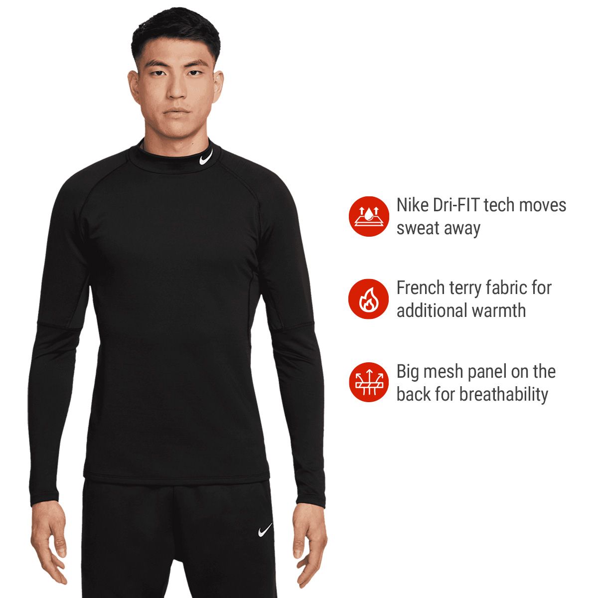 nike reboot pro warm long sleeve