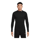 Nike Men's Pro Warm Long Sleeve Mock Shirt Front_Flat