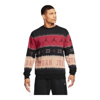 Jordan Men's J Essential Member Holiday Fleece Crew Jacket Front_Flat