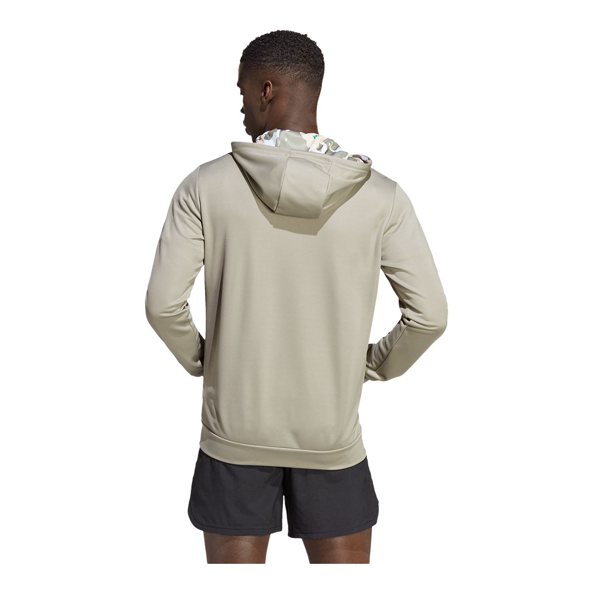 adidas Men's Train Essentials Track Full Zip Hoodie