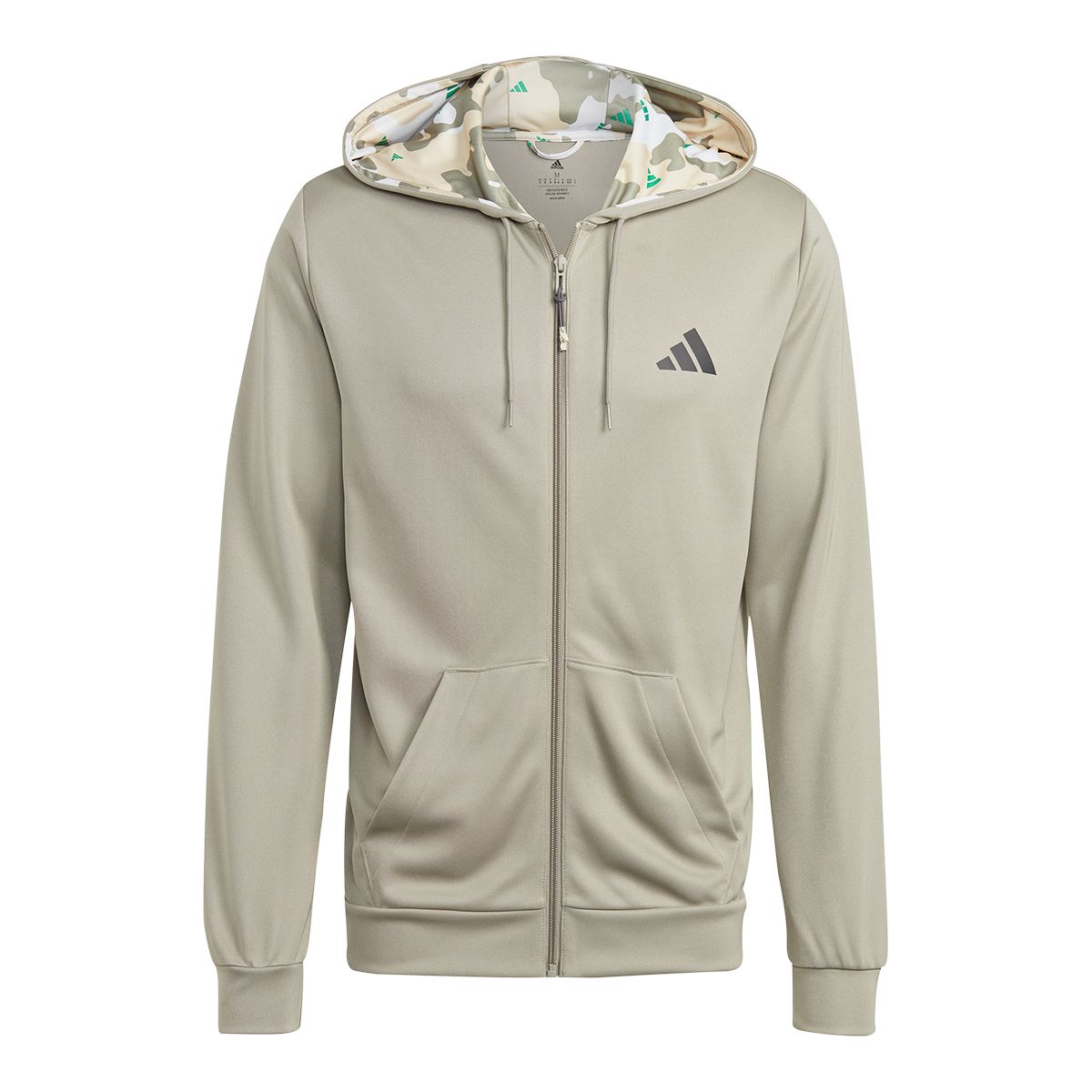 adidas Men's Train Essentials Track Full Zip Hoodie