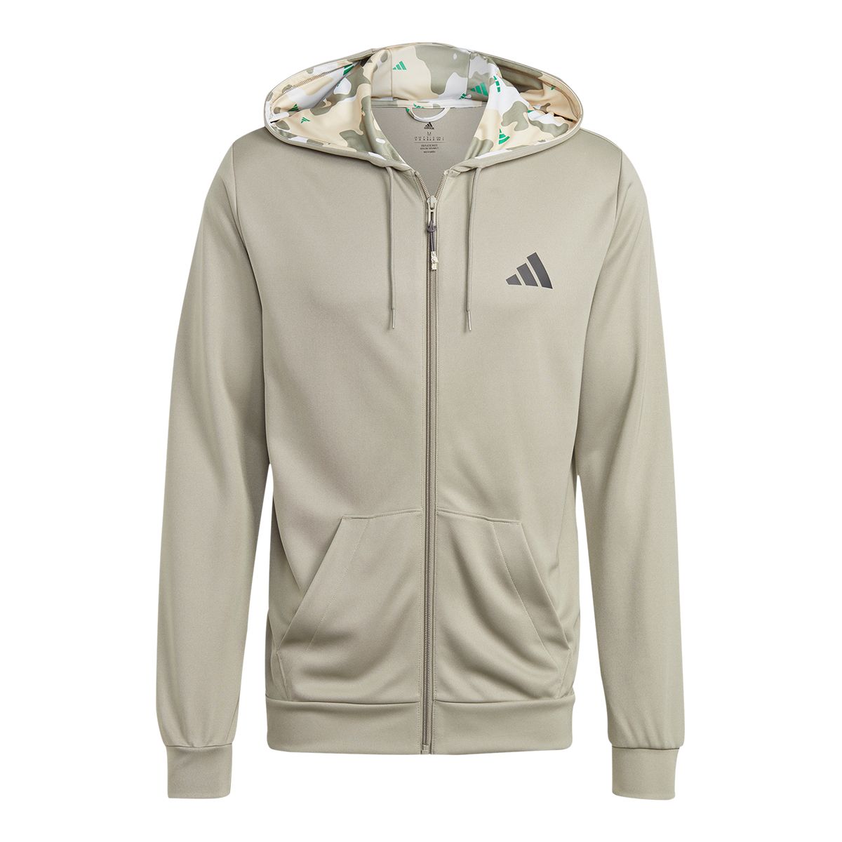 adidas Men's Train Essentials Track Full Zip Hoodie