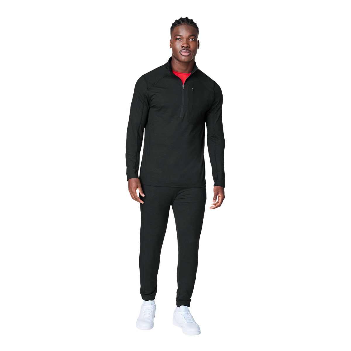 FWD Men's Hit Knit 1/4 Zip Long Sleeve Top